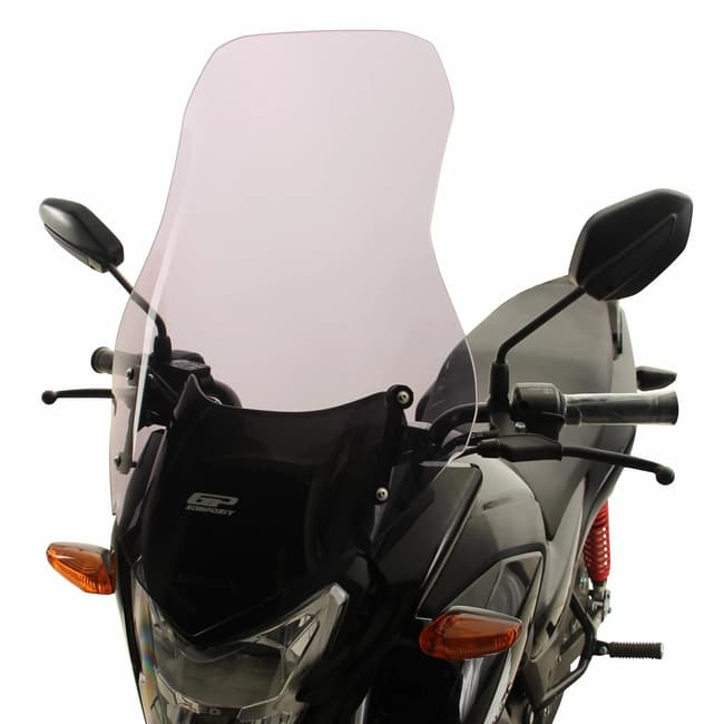 Pare-brise GPK compatible avec Honda CB125F 2013-2024 60 cm (transparent)