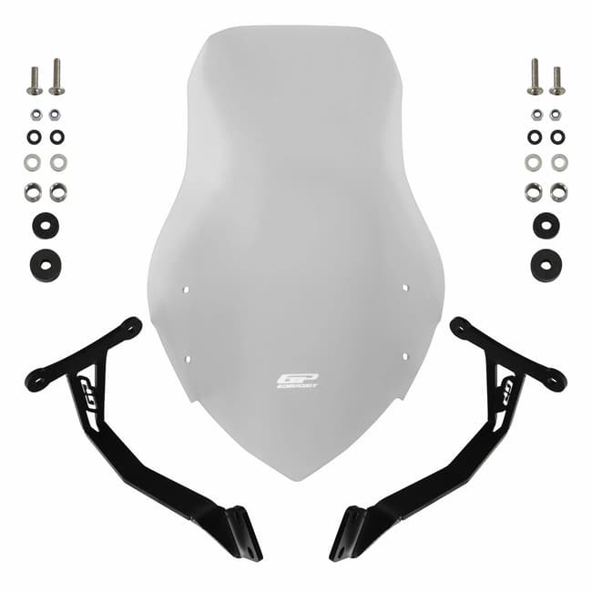 Honda CB125F 2013-2024 60cm (şeffaf) ile uyumlu GPK ön cam | Moto