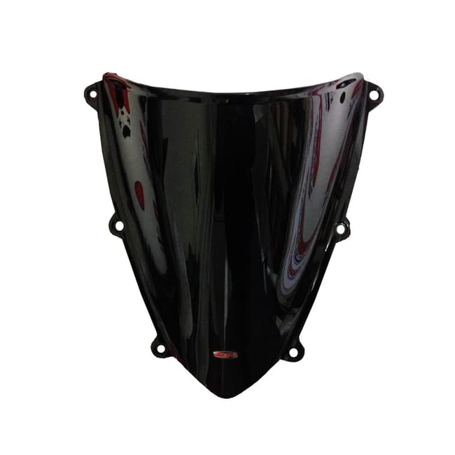 Para-brisa GPK compatível com Honda CBR600RR 2007-2012 34cm (preto)