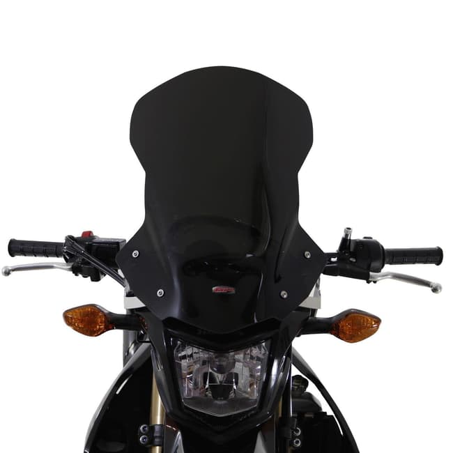 Pare-brise GPK compatible avec Honda CRF250L / CRF300L 2013-2023 42cm (noir)