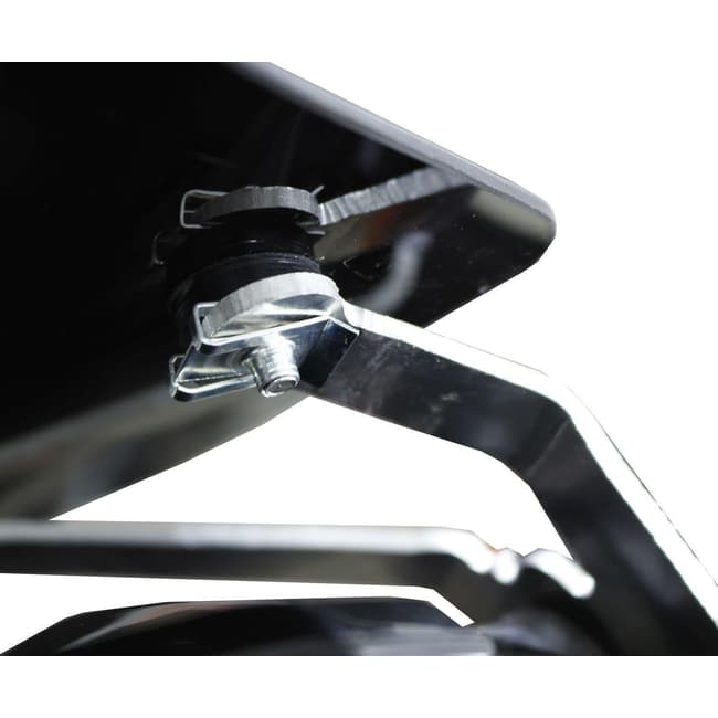 Pare-brise GPK compatible avec Honda CRF250L / CRF300L 2013-2023 48cm (noir)