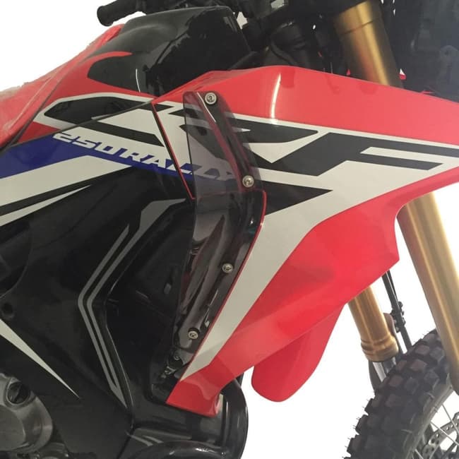 Honda CRF250 Rally 2017-2020 şeffaf ile uyumlu GPK hava deflektörleri