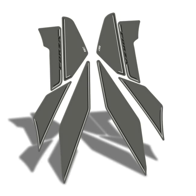 GPK 3D σετ πλαϊνά pads για Honda Forza 250 / 300 / 350 2018-2025 γκρι