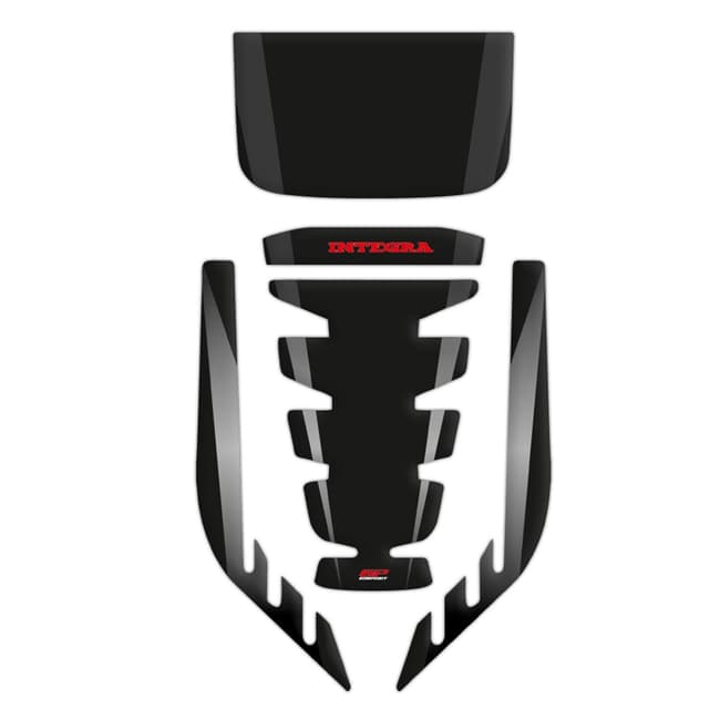GPK tank pad 3D set compatible with Honda NC750D Integra 2014-2020 black / grey