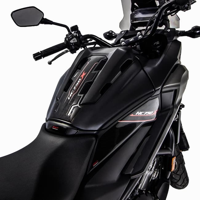 GPK σετ 3D προστατευτικά ρεζερβουάρ για Honda NC750X 2016-2020 μαύρο / γκρι