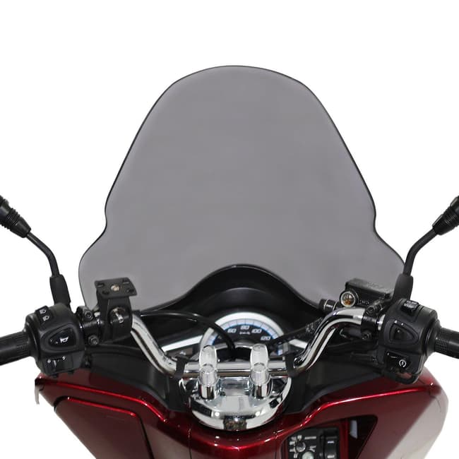 Pare-brise GPK compatible avec Honda PCX 125 / 150 2014-2017 65cm (fumé)