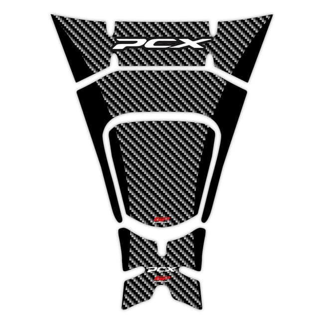 Protection de réservoir GPK 3D compatible avec Honda PCX 125 / 150 2018-2020 carbone
