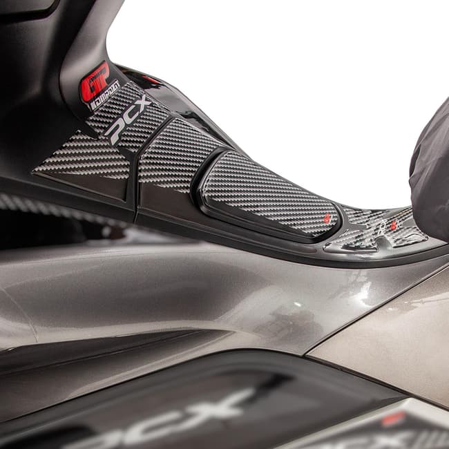 Protection de réservoir GPK 3D compatible avec Honda PCX 125 / 150 2018-2020 carbone