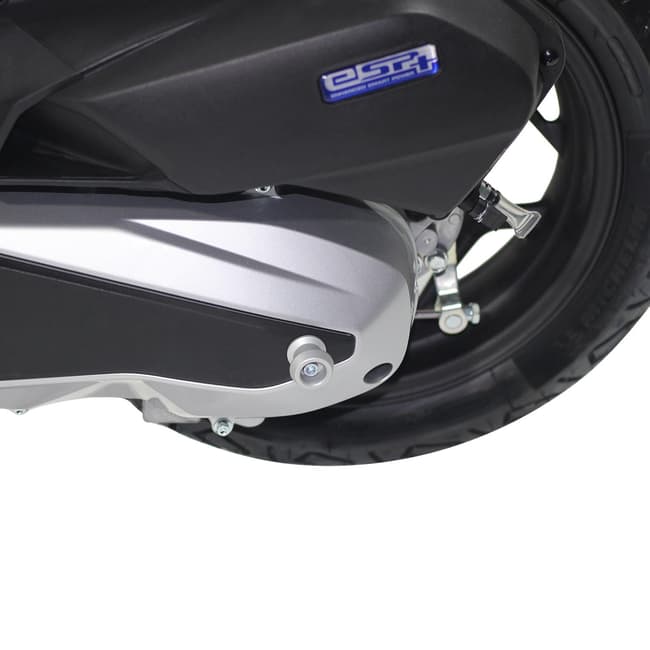 GPK swingarm / exhaust crash protectors compatible with Honda PCX 125 2021-2023