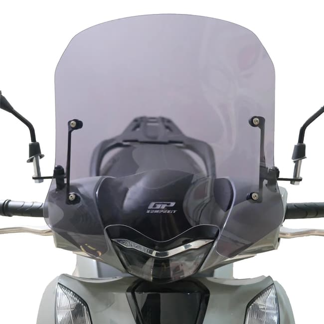 GPK windscreen compatible with Honda SH125i 2024-2025 41cm (fume)
