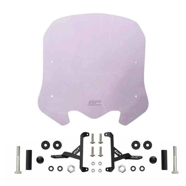 GPK windscreen compatible with Honda SH125i 2024-2025 41cm (fume)