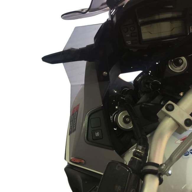 GPK πλαϊνά προστατευτικά (flaps) για Honda VFR1200X Crosstourer 2016-2018 φιμέ (ΜΟΝΟ για τη ρυθμιζόμενη ζελατίνα)