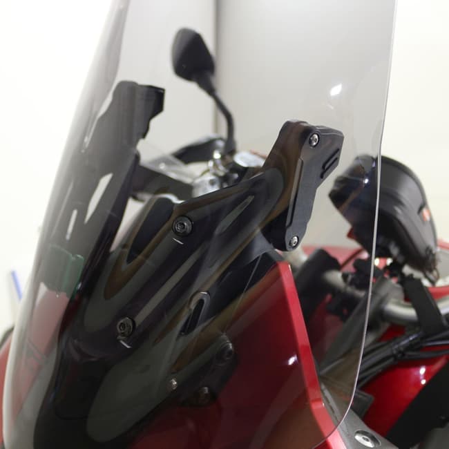 GPK Touring vindruta kompatibel med Honda VFR 800 2017-2020 55cm (rök)