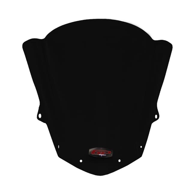 GPK windscreen compatible with Kawasaki ZX-6R 2009-2017 34cm (black)