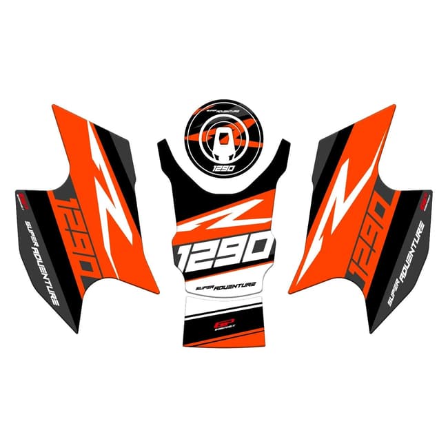 Tankpad Transparent Für KTM 1290 Super Duke R - Kratzschutz Aufkleber 153x326mm