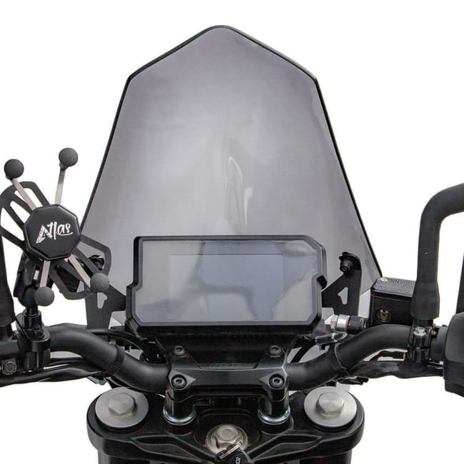 Pare-brise GPK compatible avec KTM Duke 390 2017-2023 46 cm (fumé)