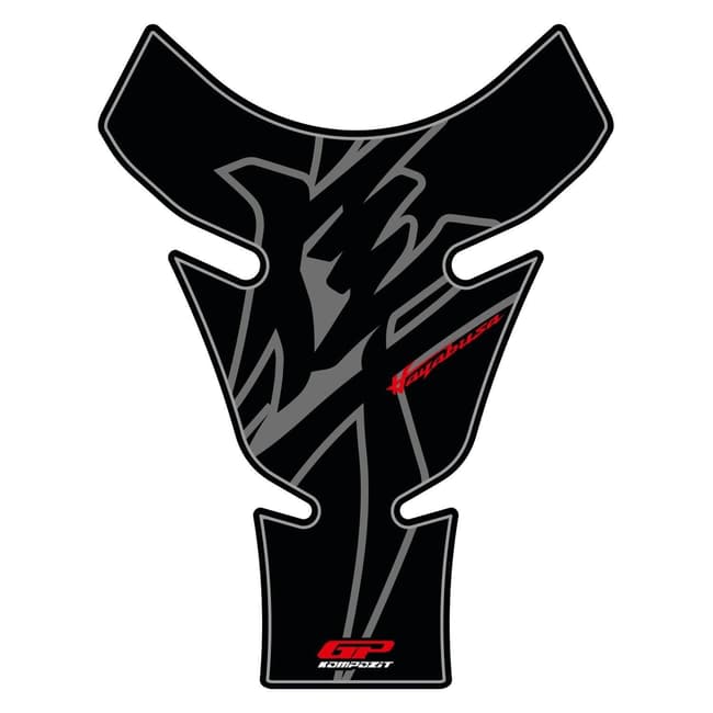 GPK tank pad 3D για Suzuki GSXR 1300 Hayabusa 1999-2022 μαύρο / γκρι