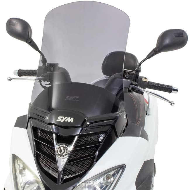 GPK vindruta kompatibel med SYM Joyride 200i Evo 2012-2018 54cm (fume)