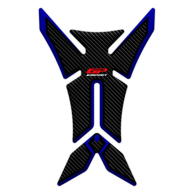 GPK universal tank pad 3D carbon/blue
