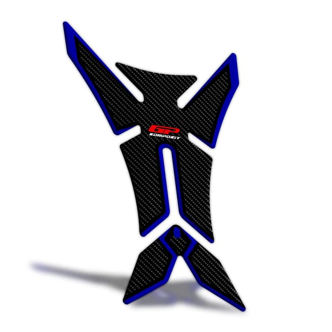 GPK universal tank pad 3D carbon/blue