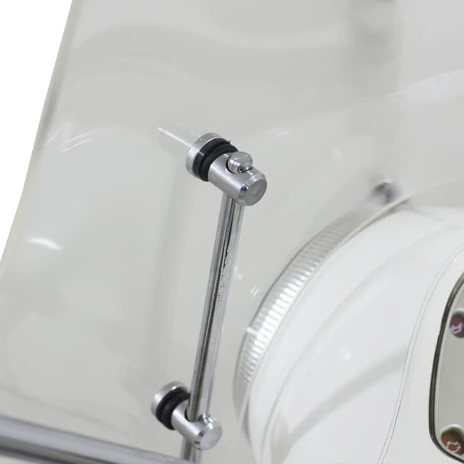 GPK Windschutzscheibe kompatibel mit Piaggio Vespa Primavera 50 / 125 / 150 54cm (transparent)