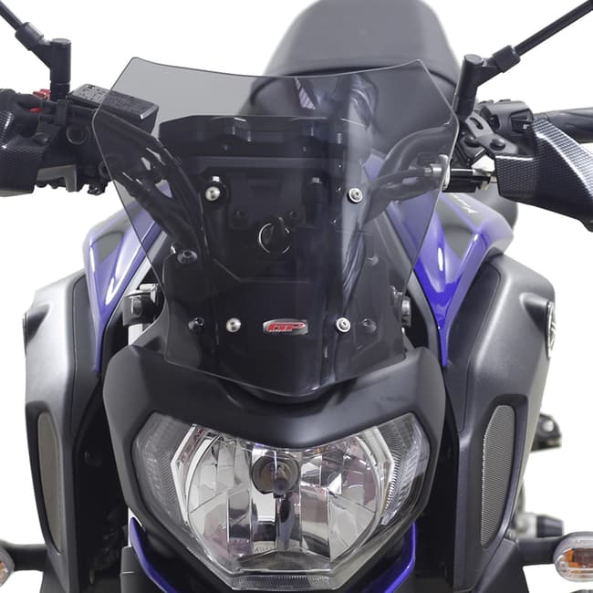 GPK windscreen compatible with Yamaha MT-07 2018-2020 30cm (fume)