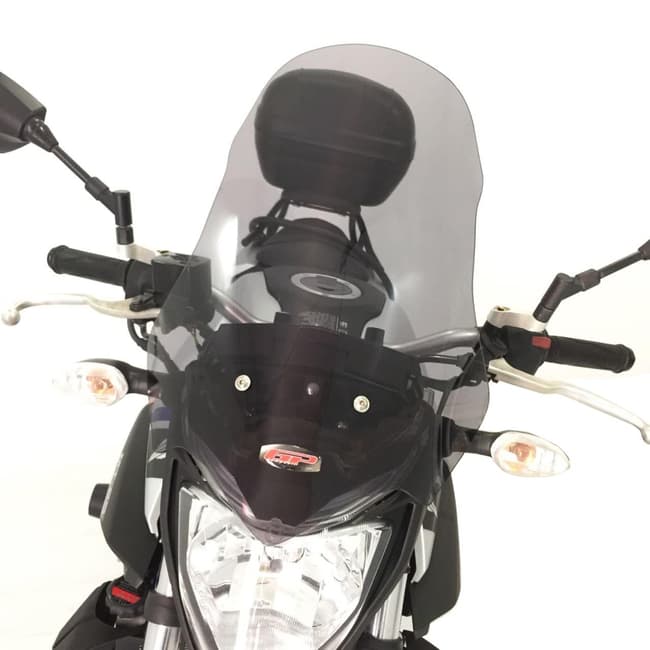Pare-brise GPK compatible avec Yamaha MT-03 / MT-25 2016-2019 47cm (noir)