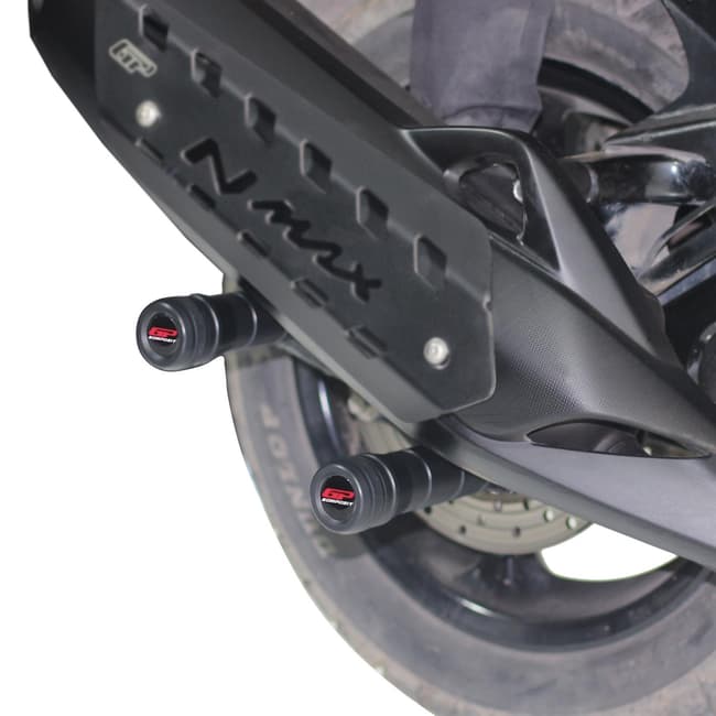 GPK exhaust crash protectors compatible with Yamaha NMAX 125 / 155 2015-2025
