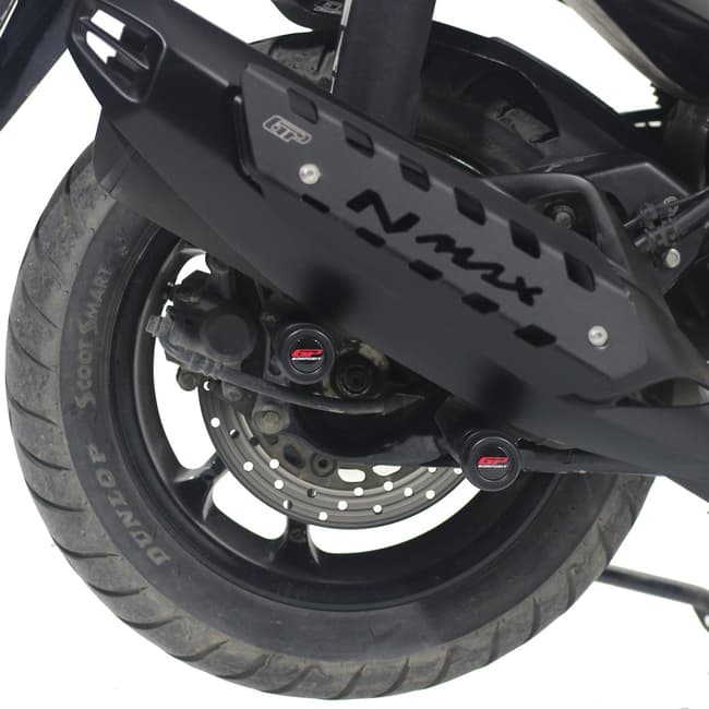 GPK exhaust crash protectors compatible with Yamaha NMAX 125 / 155 2015-2025
