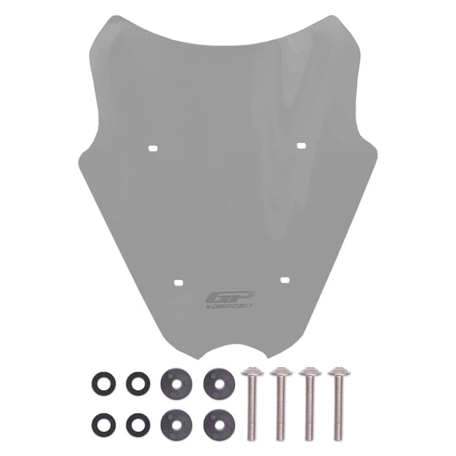 GPK windscreen compatible with Yamaha NMAX 125 / NMAX 155 2025-2026 40cm (fume)