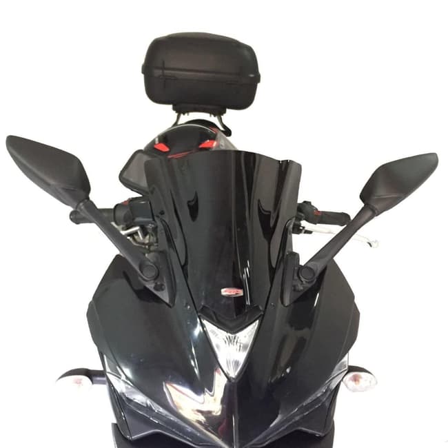 GPK windscreen compatible with Yamaha YZF-R25 / YZF-R3 2015-2018 30cm (black)