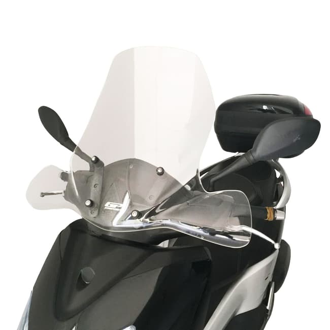 Parabrezza GPK compatibile con Yamaha Xenter 125 / 150 2014-2016 60cm (trasparente)