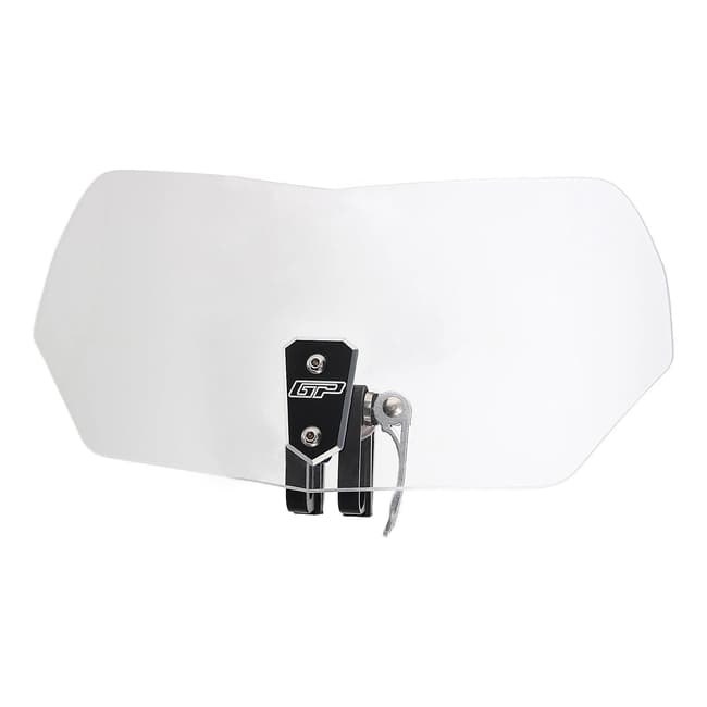 Déflecteur de pare-brise clipsable universel GPK 33 x 15 cm avec clip argenté (transparent)