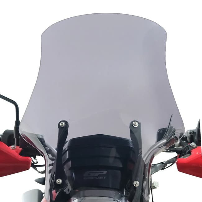 GPK windscreen compatible with Hero X-Pulse 200 2020-2024 49cm (fume)