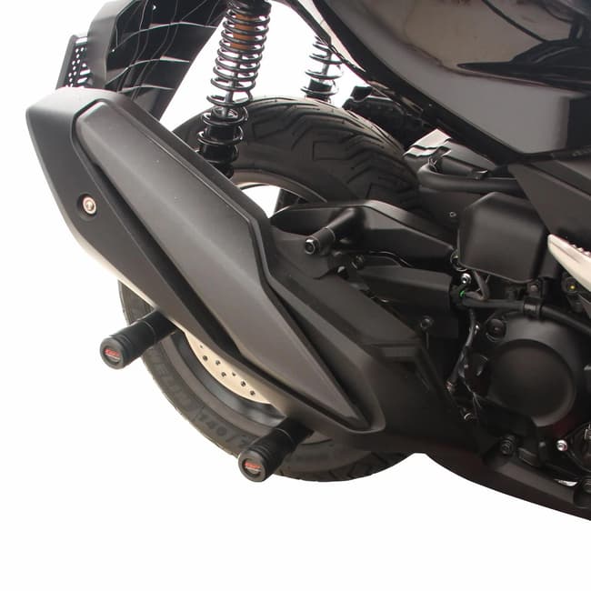 GPK exhaust crash protectors compatible with Honda Forza 250 / 350 2018-2026