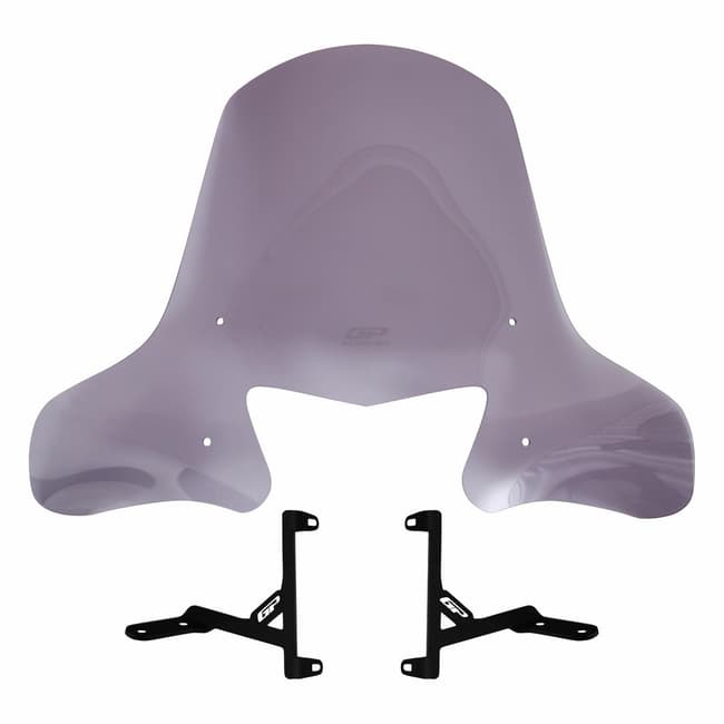 GPK windscreen compatible with SYM Symphony ST 50 / 125 / 200 2012-2021 52cm (fume)