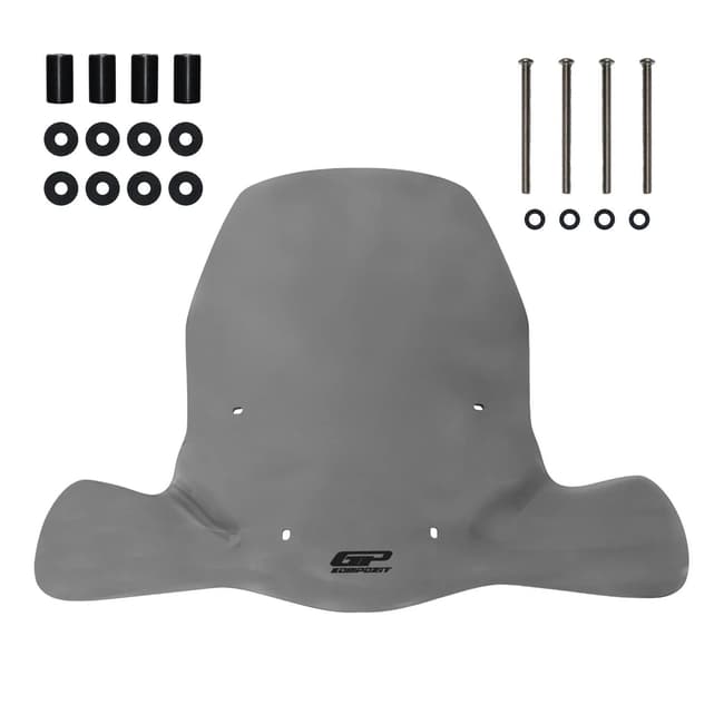 Pare-brise GPK compatible avec Yamaha X-City 250 2007-2017 52cm (fumé)