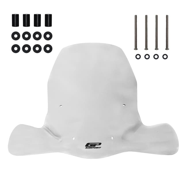 GPK-vindruta kompatibel med Yamaha X-City 250 2007-2017 60cm (transparent)