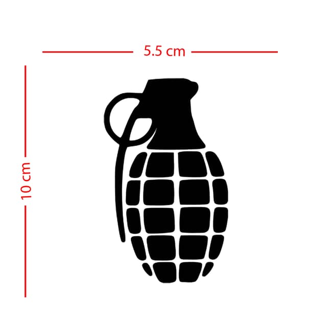 Grenade sticker