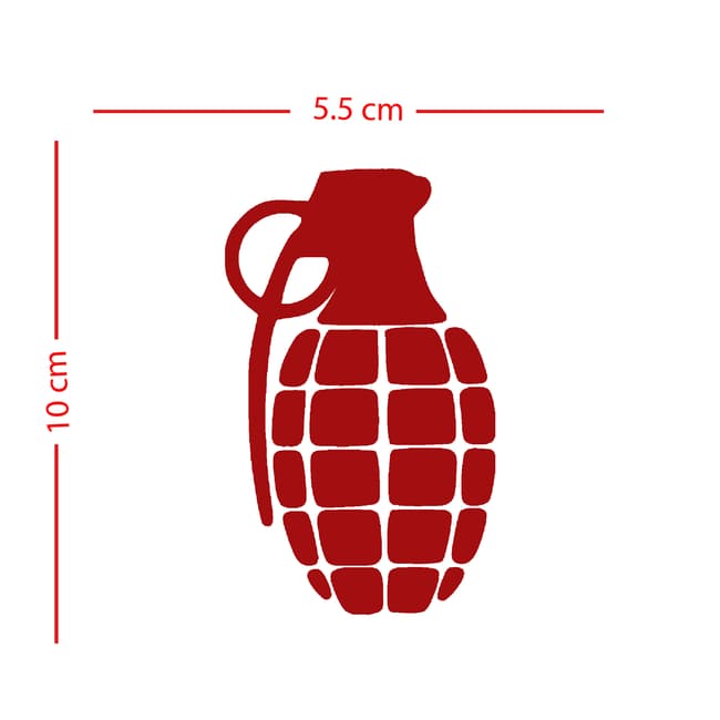 Grenade sticker