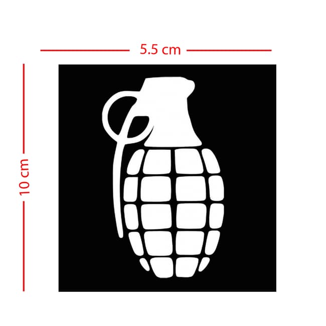 Grenade sticker
