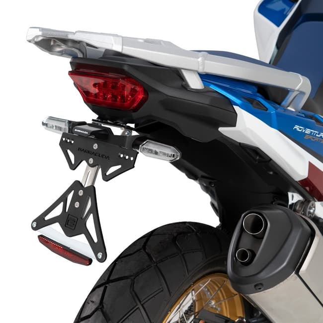Barracuda license plate holder compatible with Honda CRF1100L Africa Twin 2020-2024 specific for original turn signals