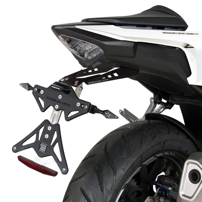 Suporte de placa Barracuda compatível com Honda CBR500R 2016-2022