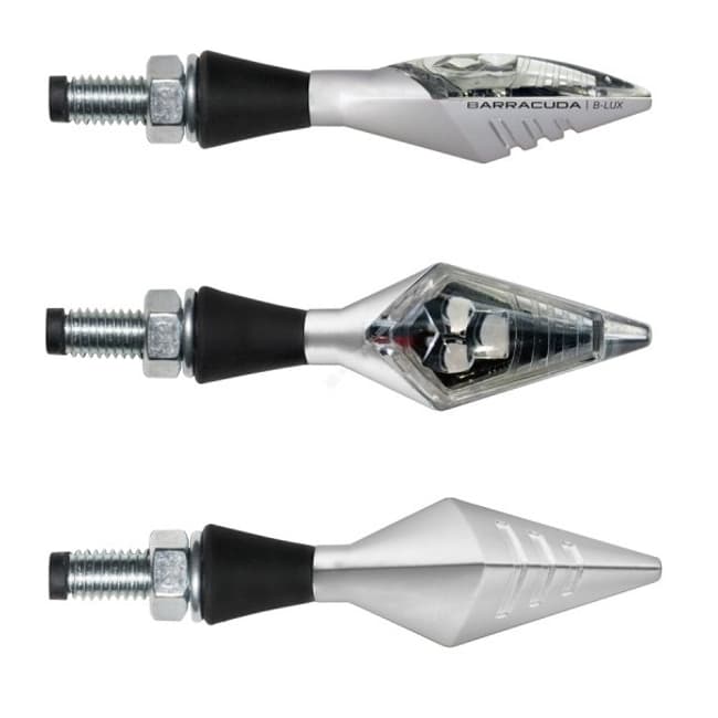Barracuda X-LED indicators black (pair)