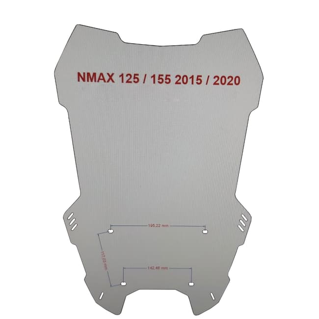 Parbriz GPK compatibil cu Yamaha NMAX 125 / 155 2015-2020 59cm (fum)