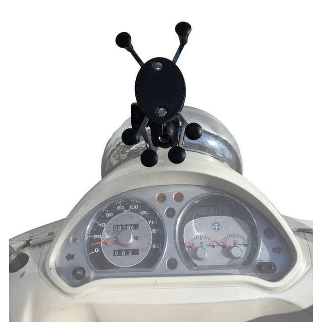 Smartphone / GPS mounting RAM ball compatible with Piaggio Beverly 300 - 350 2010-2020 / Beverly 400 Tourer 2006-2009