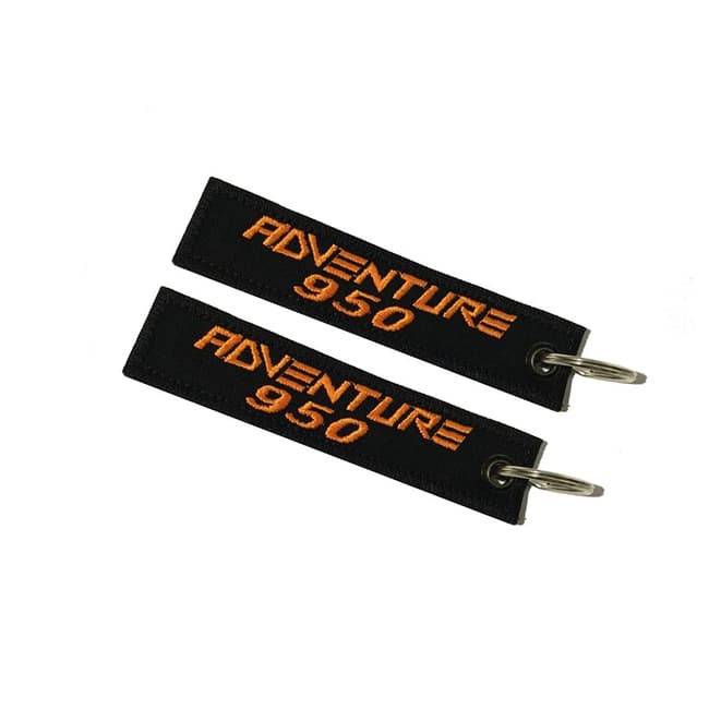 Portachiavi bifacciale compatibile con KTM 950 Adventure (1 pz.)