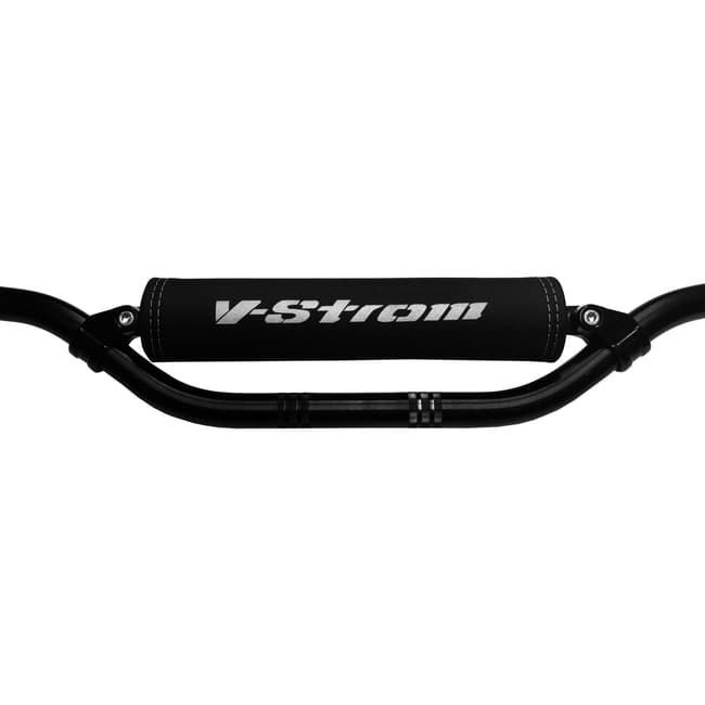 Crossbar pad compatible with Suzuki V-Strom (silver logo)