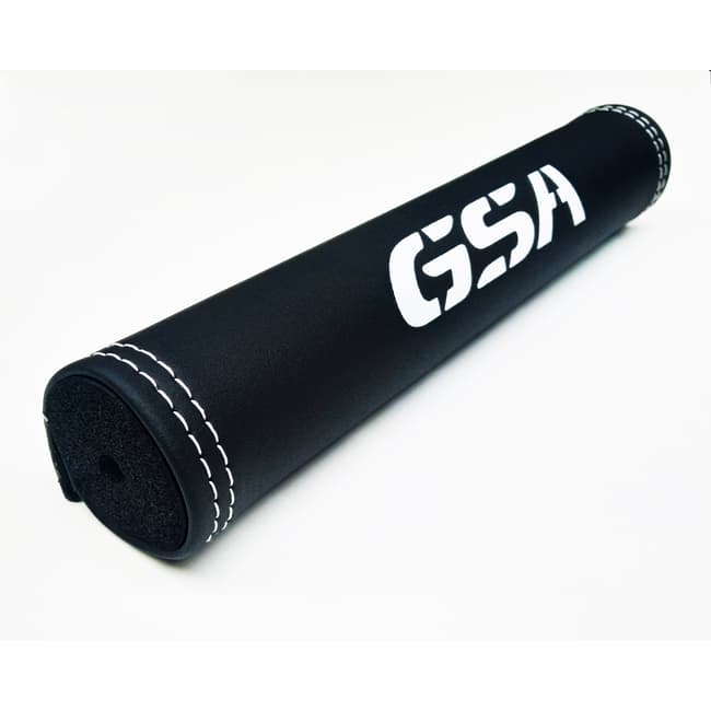 Crossbar pad compatible with BMW R1200GS Adventure (white logo)