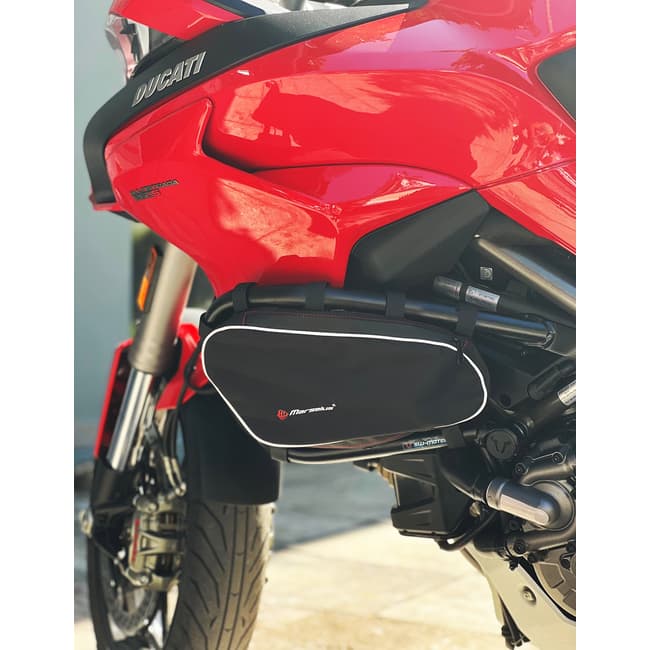 Bags for SW Motech crash bars compatible with Ducati Multistrada 950 / 1200 / 1260 2015-2022